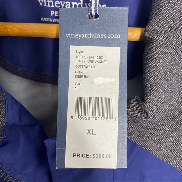 VINEYARD VINES NWT CuttyHunk Deep Bay Jacket - Picture 5 of 8